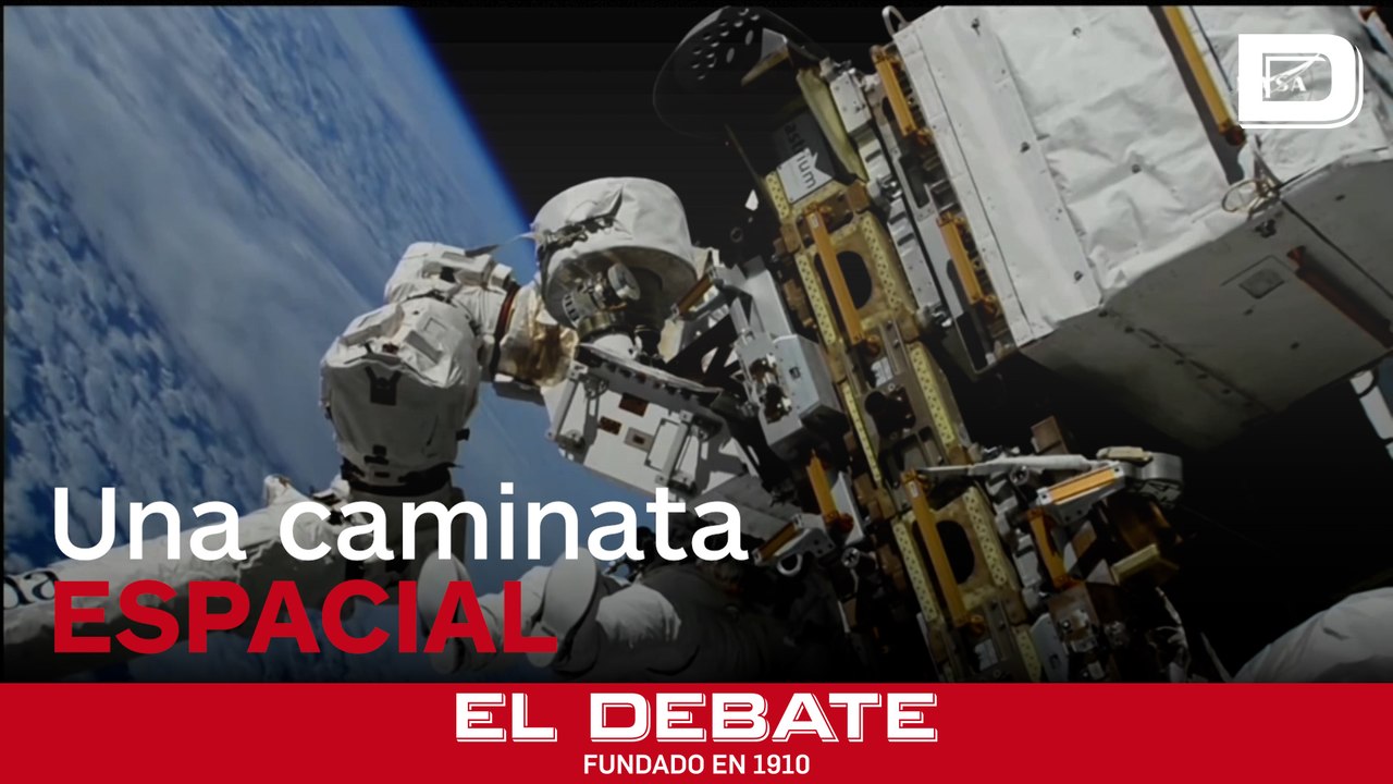 Así retiran los astronautas de la NASA una unidad deteriorada en la Estación Espacial Internacional