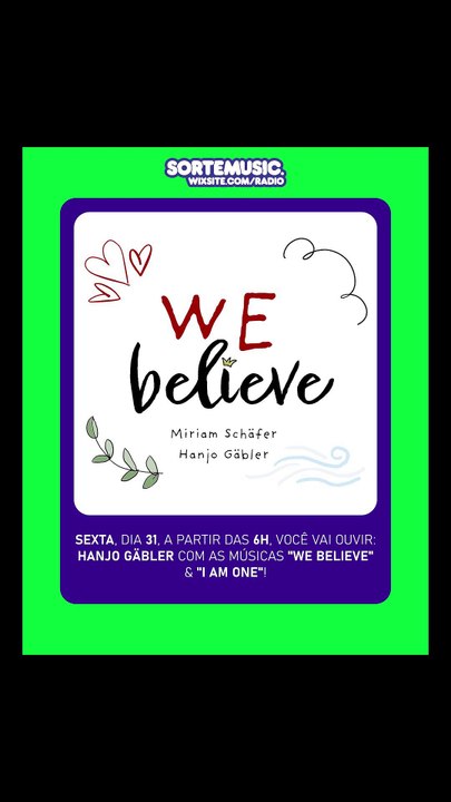 HANJO GÄBLER - WE BELIEVE & I AM ONE