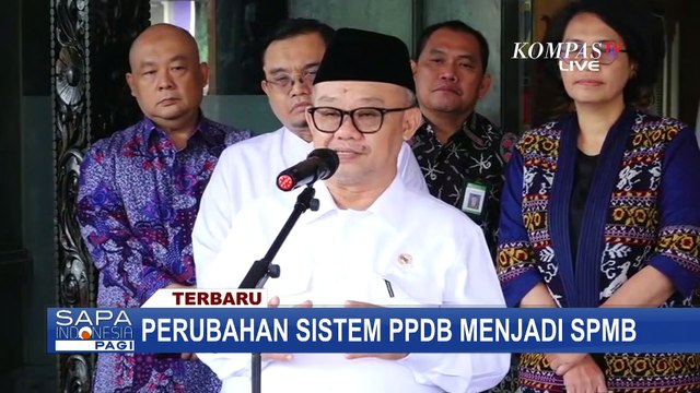 [FULL] Mendikdasmen Jelaskan Sistem SPMB Pengganti PPDB, Persentase Penerimaan Murid Ditambah?