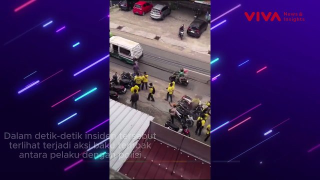 Detik-detik Maling Baku Tembak dengan Polisis