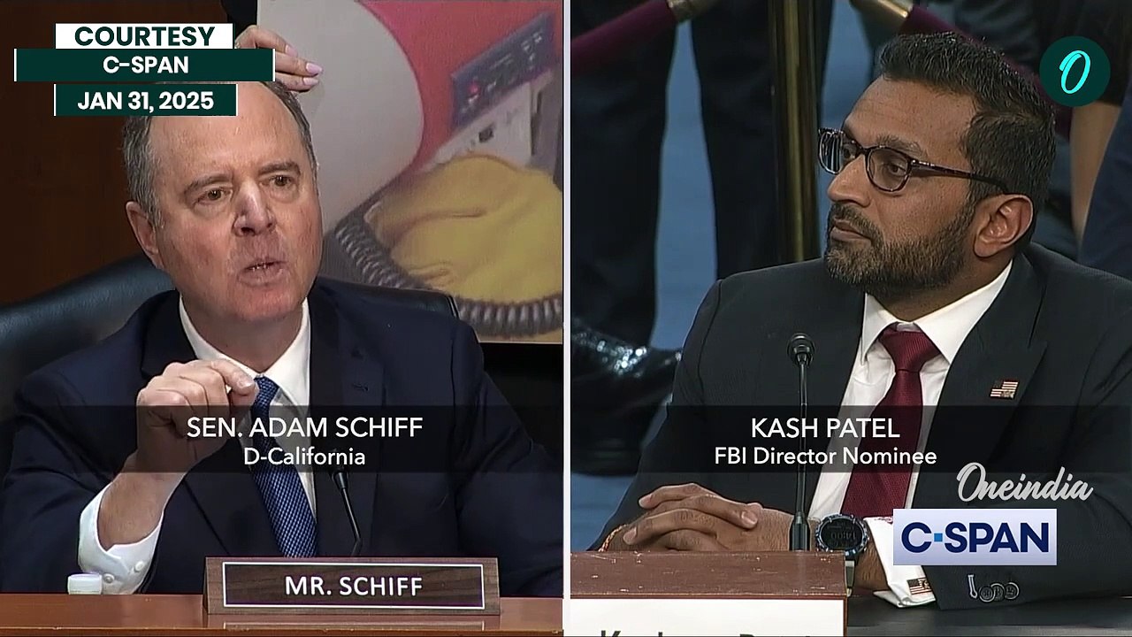 VIDEO | Trump’s FBI Pick Grilled by US Senate | Sen. Schiff Confronts Kash Patel Over Jan. 6 Rioters