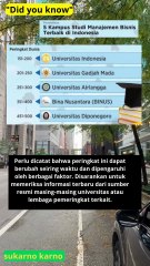5 universitas dengan program studi Manajemen Bisnis terbaik di Indonesia