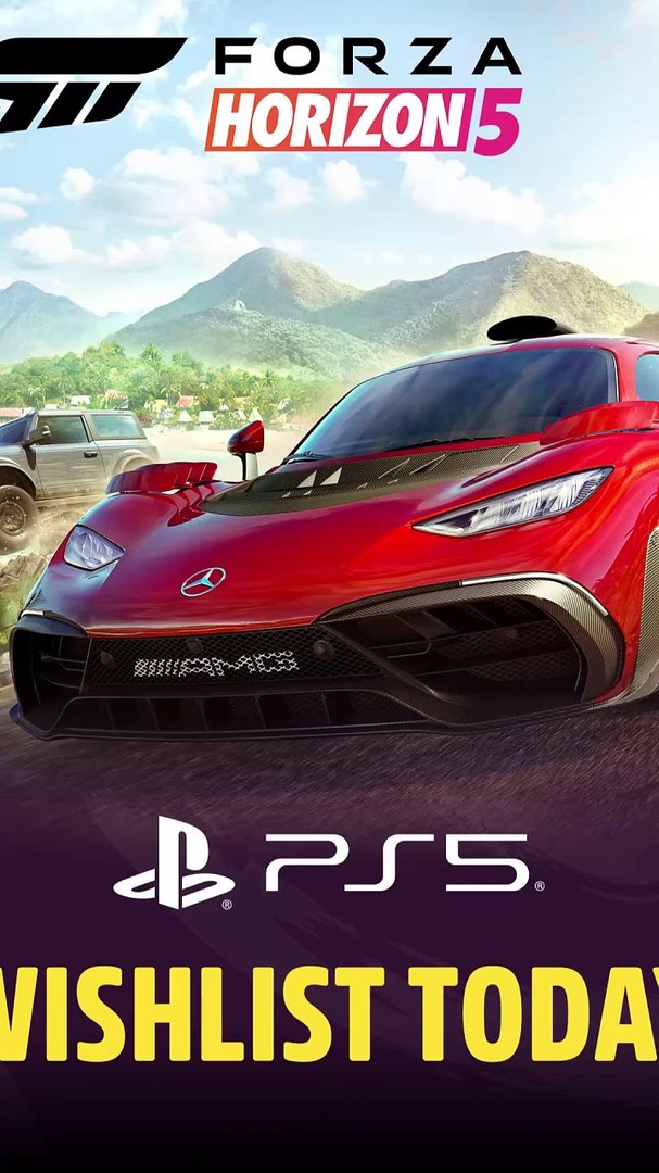 ⁣Forza arrive sur ps5