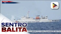 BRP Teresa Magbanua, napalayo pa ang barko ng China Coast Guard mula sa coastline ng Zambales