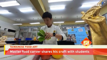 Taiwanese Master Food Carver Shines Light on Appetizing Artform