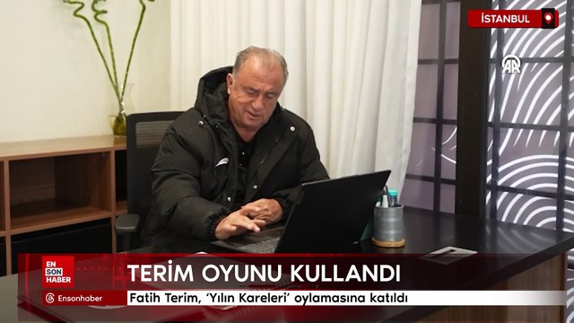 Fatih Terim, 'Yılın Kareleri' oylamasına katıldı