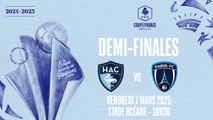 1/2 finale : Havre AC - Paris FC