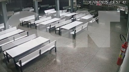 Câmeras flagram ação de dupla durante furto em escola municipal no Clarito