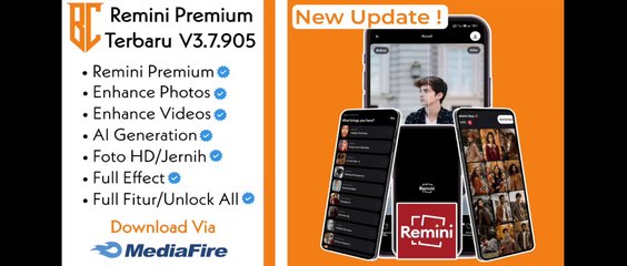 NEW UPDATE!! - Remini Mod Pro Premium V3.7.905 | Remini Premium Terbaru 2025