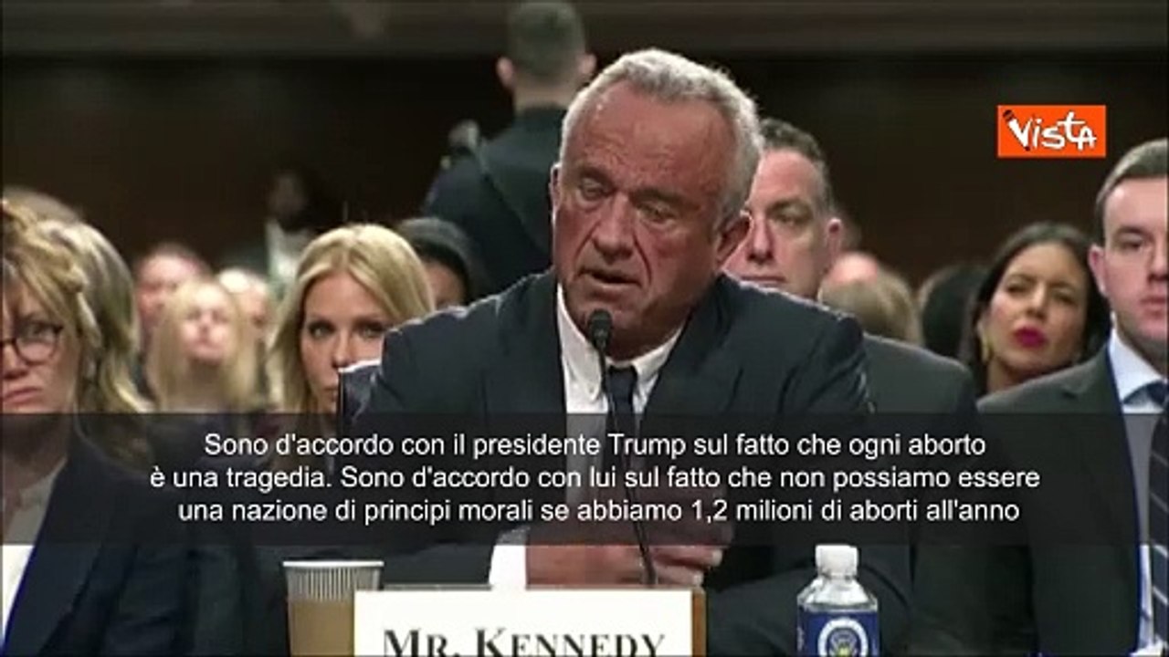 Kennedy Jr: ?Aborto ? tragedia, sono per le politiche pro-life di Trump?