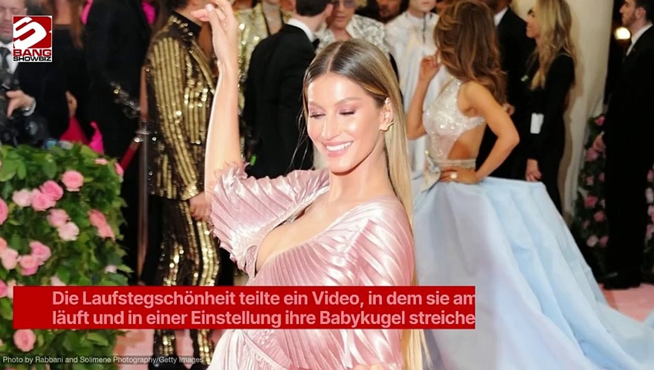 Gisele Bündchen: Sie gibt einen seltenen Einblick in ihre Schwangerschaft