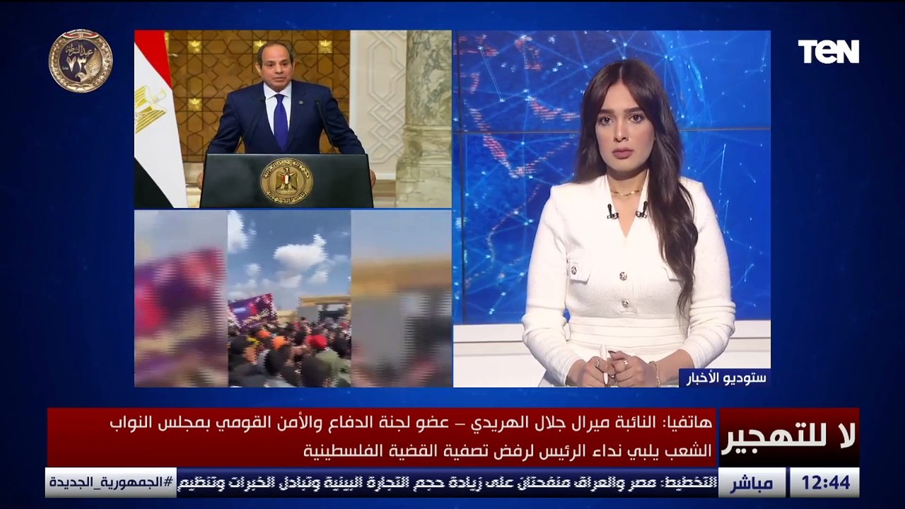 النائبة ميرال جلال الهريدي: الشعب المصري خلف ال...