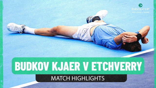 Nicolai Budkov Kjaer (NOR) vs Tomás Martín Etcheverry (ARG) (7-5, 2-6, 7-6) | Copa Davis 2025 | Qualifiers