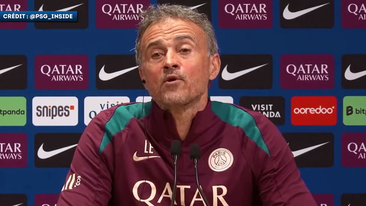 Luis Enrique réagit au tirage de Brest en Ligue des Champions