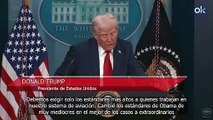 Trump culpa a la política ‘woke’ de Biden y Obama del accidente: «Reclutan individuos con discapacidad»