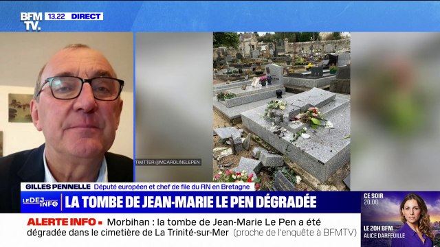 Tombe de Jean-Marie Le Pen vandalisée: Le respect des morts, c'est sacré , réagit Gilles Pennelle, député européen