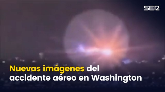 Nuevas imágenes del accidente entre el avión y el helicóptero en Washington