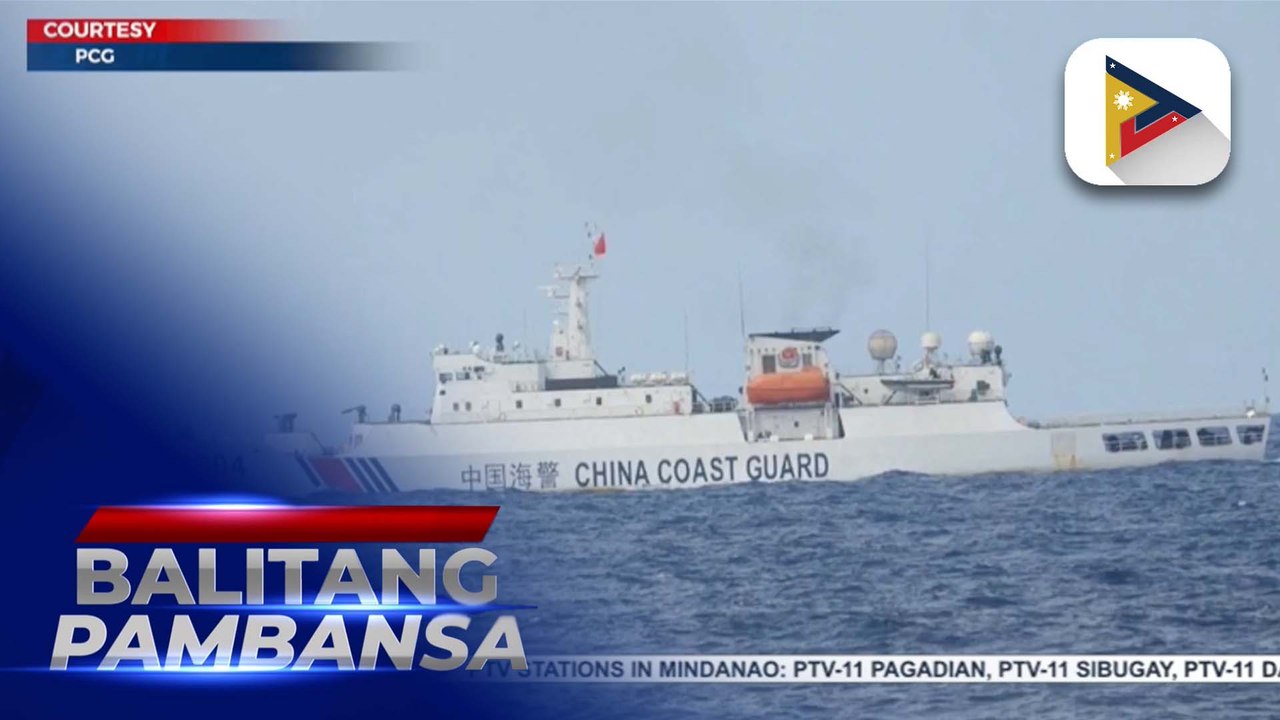 Barko ng China Coast Guard, mas lumayo pa mula sa coastline ng Zambales matapos itaboy ng PCG