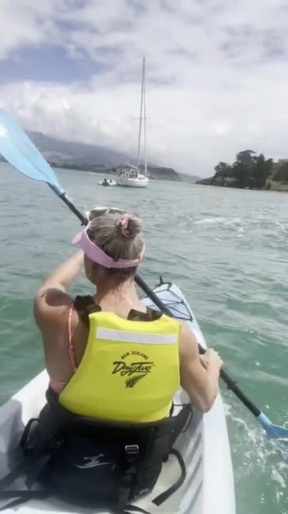 Woman Spots Orcas While Kayaking