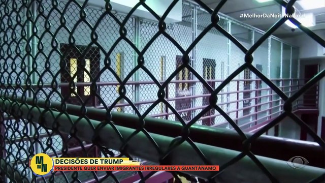 Trump quer enviar imigrantes ilegais a Guantánamo | Melhor da Noite