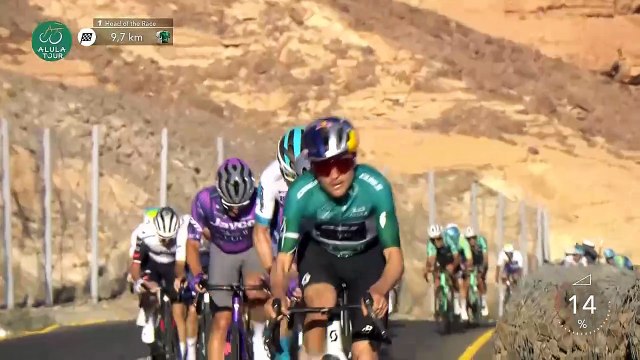 Cycling - AlUla Tour 2025 - Stage 4 final kilometers... on the steepest climb of the season !