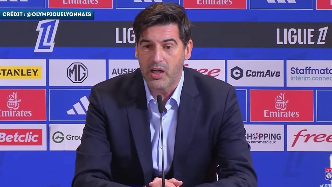 Les premiers mots de Paulo Fonseca à l'OL