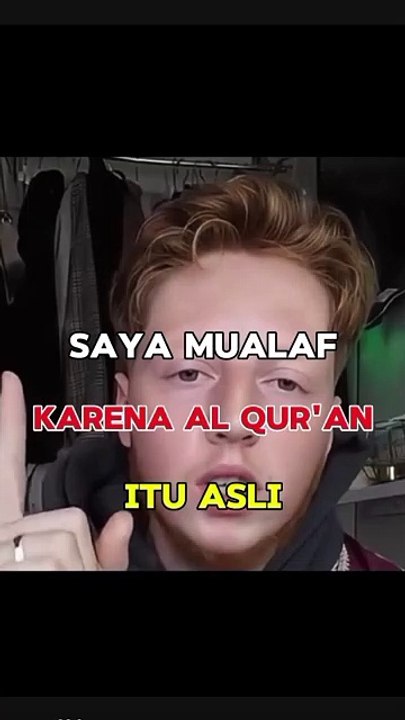 Saya Masuk Islam Karena Al Qur'an Itu Asli Dari Tuhan