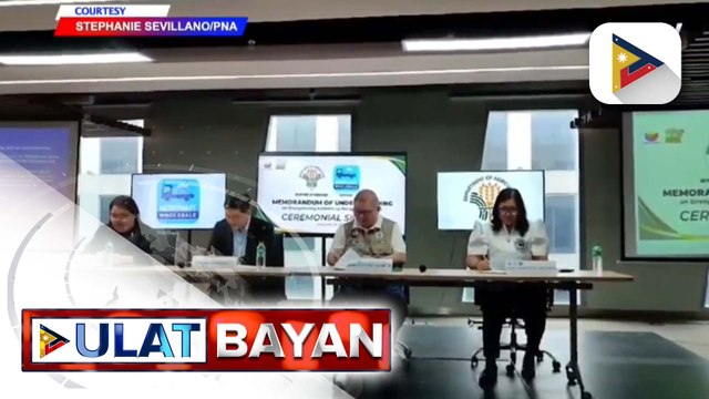 D.A. at isang supermarket, lumagda ng MOA para palakasin ang Kadiwa ng Pangulo Rice-for-All program
