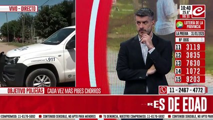 Policía baleado por delincuentes menores de edad se recupera en un hospital