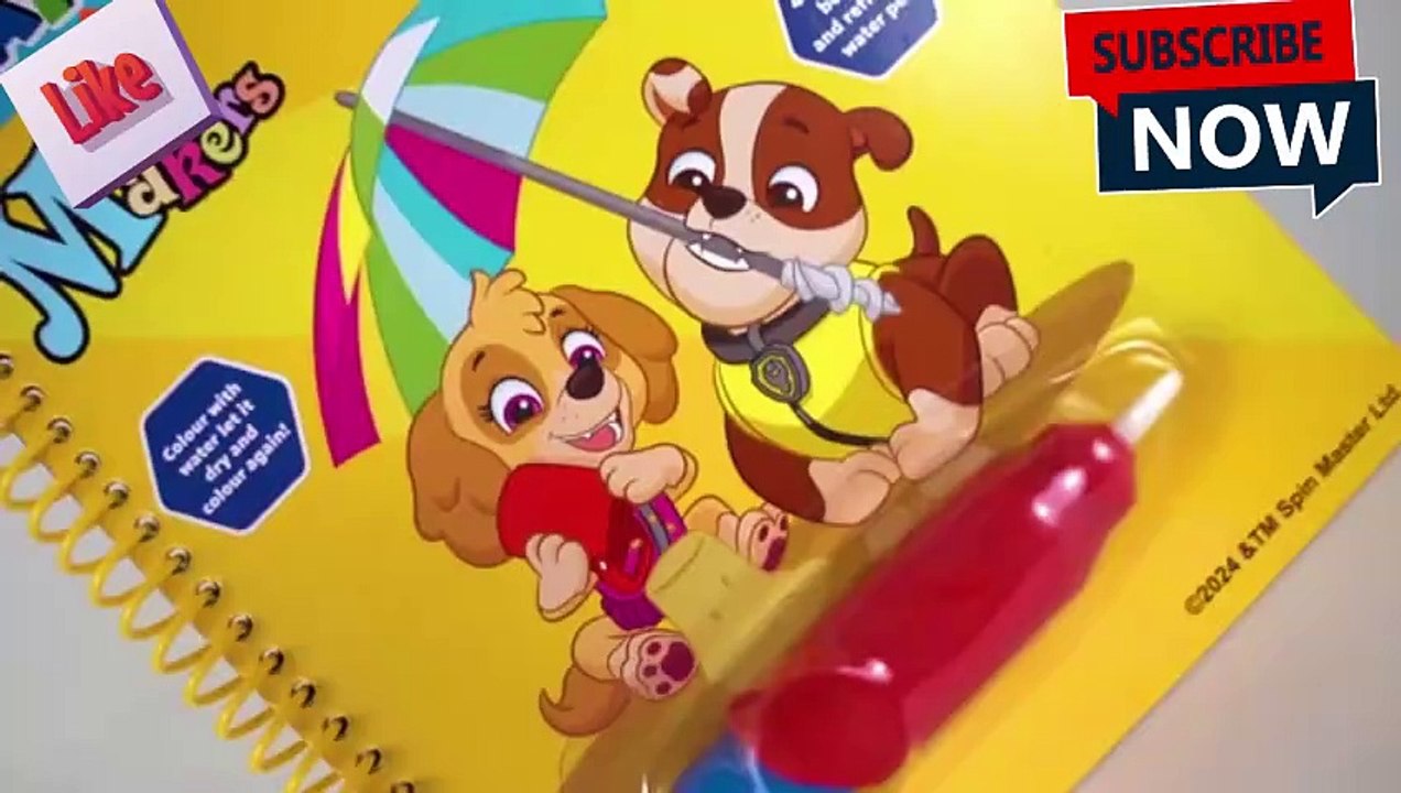 FunBlast Unicorn Magic Water Painting Book with Magic Doodle Pen for Kids - Children Cartoon Magic Water Painting Scrap Kit, 15 Themes Drawing Sheets for Kids, Boys and Toddlers (Multicolor)