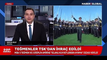 5 teğmen ve 3 amir TSK'dan ihraç edildi