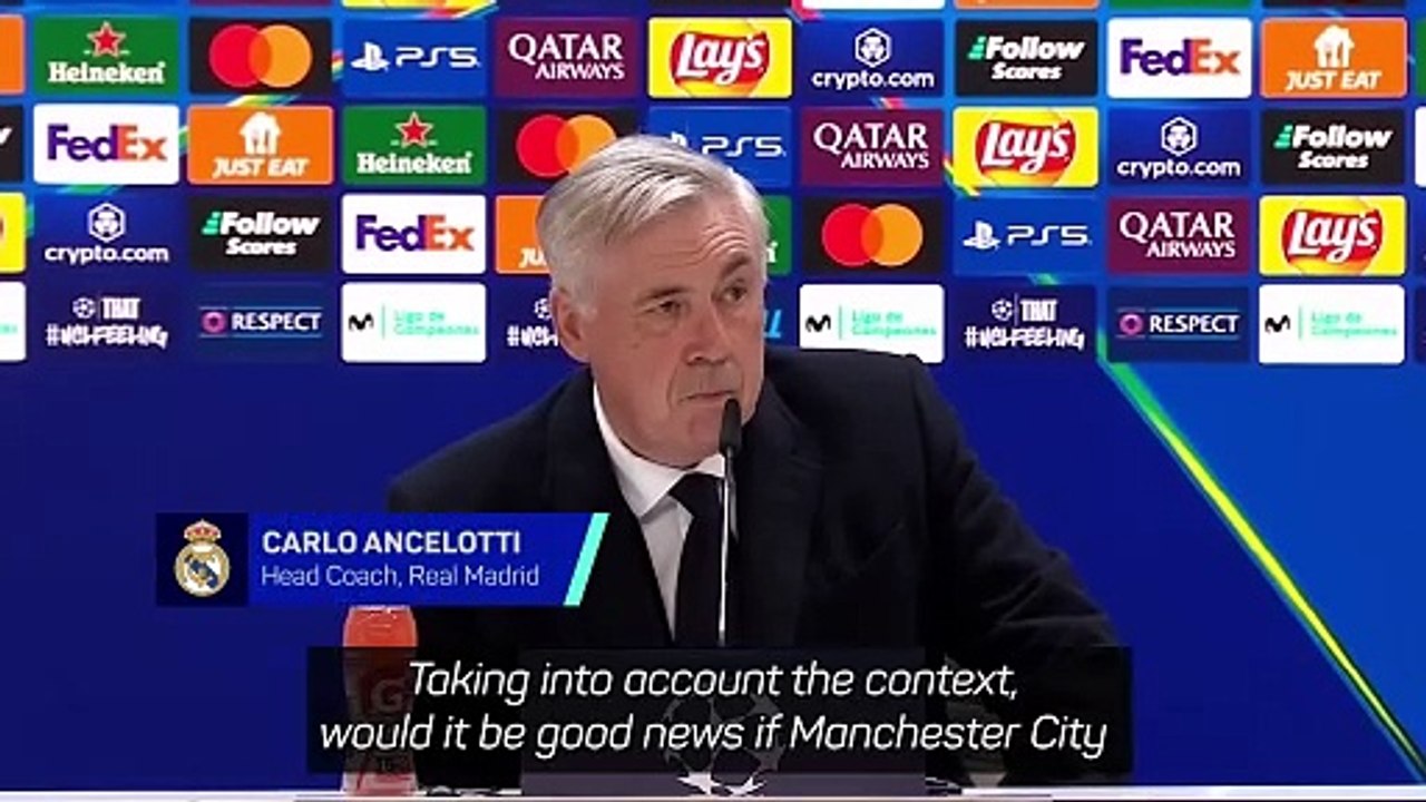 Man City boss Guardiola reacts to Real Madrid '...