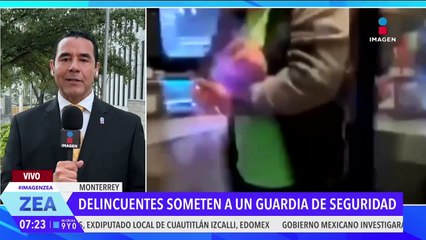 Captan a delincuentes ingresando a un fraccionamiento privado en Monterrey