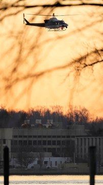 Nuevas imágenes del accidente aéreo en Washington con 67 muertos