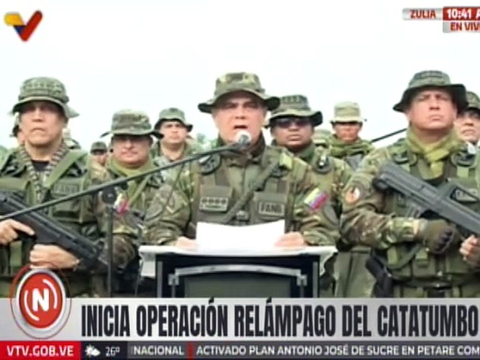 Padrino López: En los últimos tres años la Operación Catatumbo ha incautado 100 toneladas de drogas