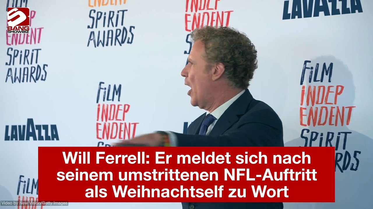 Will Ferrell: Er meldet sich nach seinem umstrittenen NFL-Auftritt als Weihnachtself zu Wort