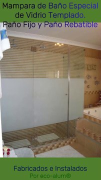 🌈🛀🛁¡Transforma tu baño con nuestras MAMPARAS de VIDRIO TEMPLADO!