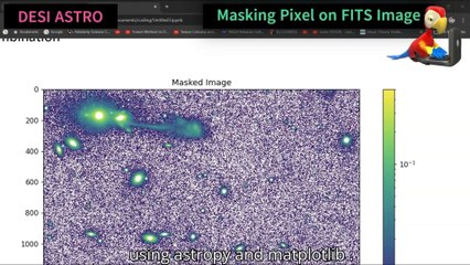 PYTHON:Mastering Masking Technique| Astronomical FITS Image/Spectra| Astropy & Photutils| DESI ASTRO