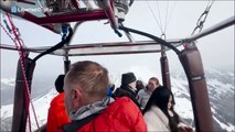 Un Mar de Colores: Globos Aerostáticos Embellecen los Cielos de los Alpes Suizos