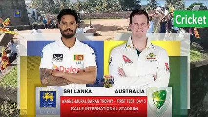 Sri Lanka vs Australia 1st Test Day 3 Highlights 2025