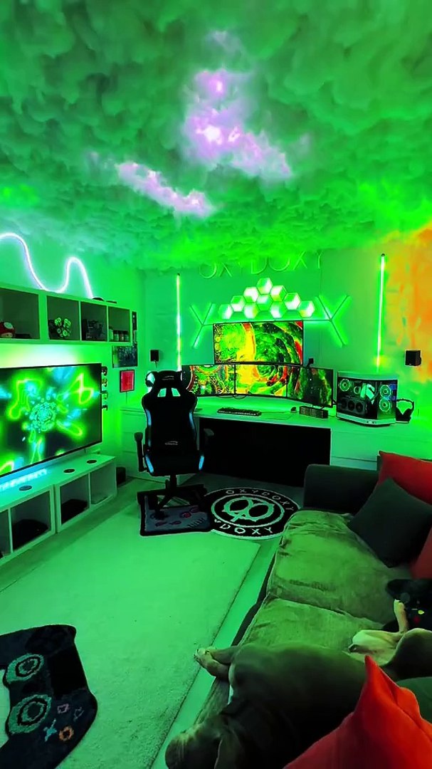 ⁣Gaming room setup designs. #gaming room setups.