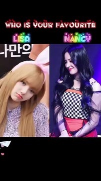 Lisa😳 Vs Nancy Momoland Whatsapp Status #nancy #lisa #shorts#kpop #blackpink
