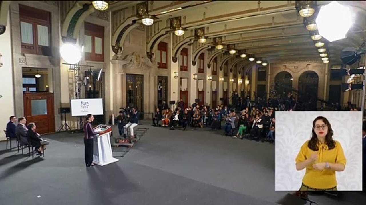 Presidenta de México dice tener "mesa de diálogo" con EEUU ante amenaza de aranceles