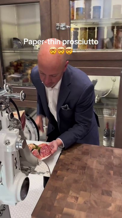 Maquina para cortar jamón