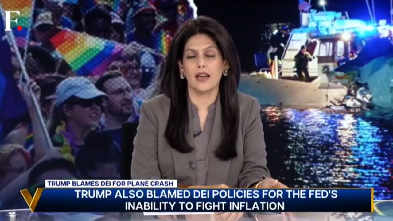 Trump Blames DEI for Washington DC Plane Crash | Vantage with Palki Sharma