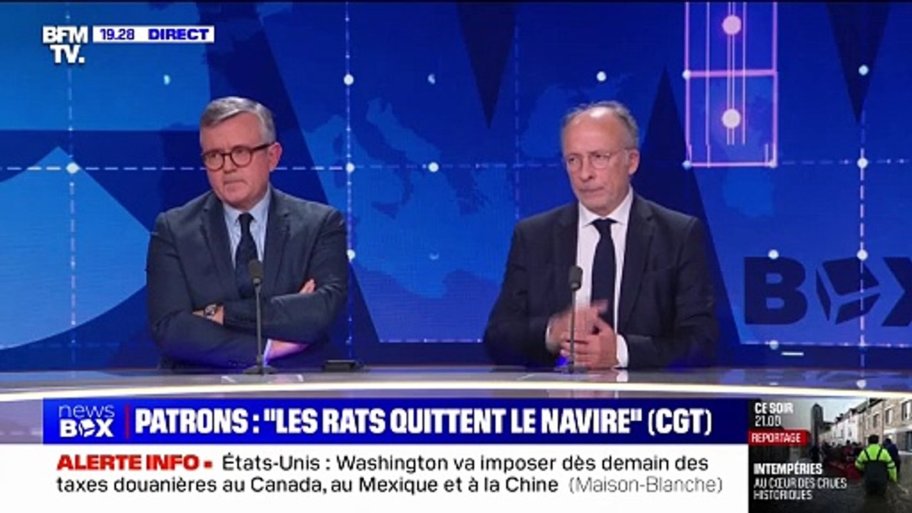 Propos de Bernard Arnault: "Ce n'est pas les petites entreprises qui délocalisent, c'est systématiquement les grands groupes", pointe Thomas Vacheron (CGT)