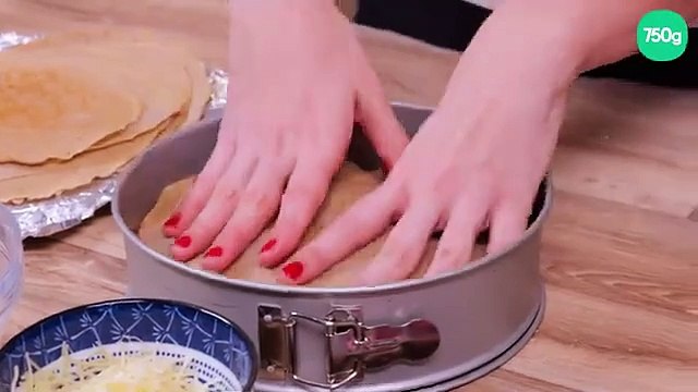 Gâteau de crêpes salées : le plat phare de la Chandeleur | 750g