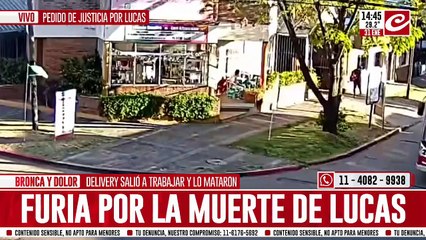 Este es el asesino de Lucas, el delivery asesinado