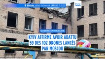 Ukraine : Kyiv affirme avoir abattu 59 des 102 drones lancés par la Russie