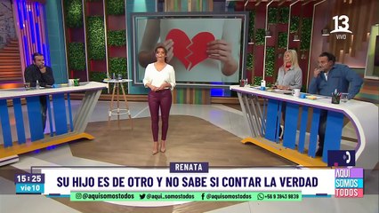 Su hijo no es de su pareja y no sabe cómo contar la verdad